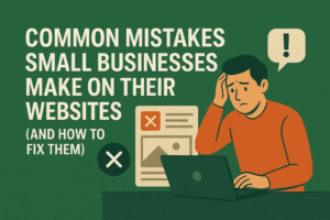small business website mistakes